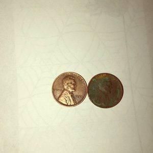 2 1944 Wheat Cent